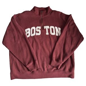 Women’s Maroon Boston Sweater